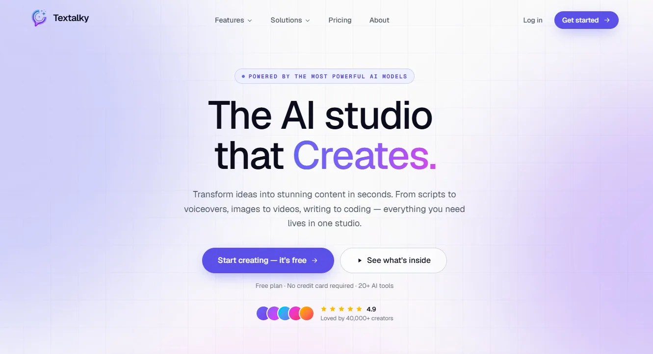 Textalky — textalky.app screenshot